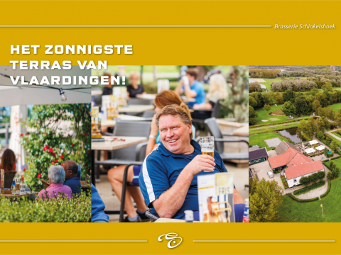 Het zonnigste terras van Vlaardingen: Brasserie Schinkelshoek!